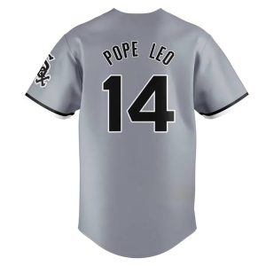 White Sox Pope Leo XIV Baseball Jersey2
