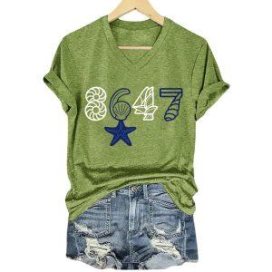 Trump 8647 Starfish Seashells Shirt3