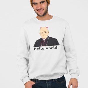 New Pope Robert Prevost Hello World Shirt 5