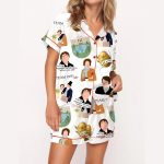 1995 Pride And Prejudice Silky Satin Pajama Set