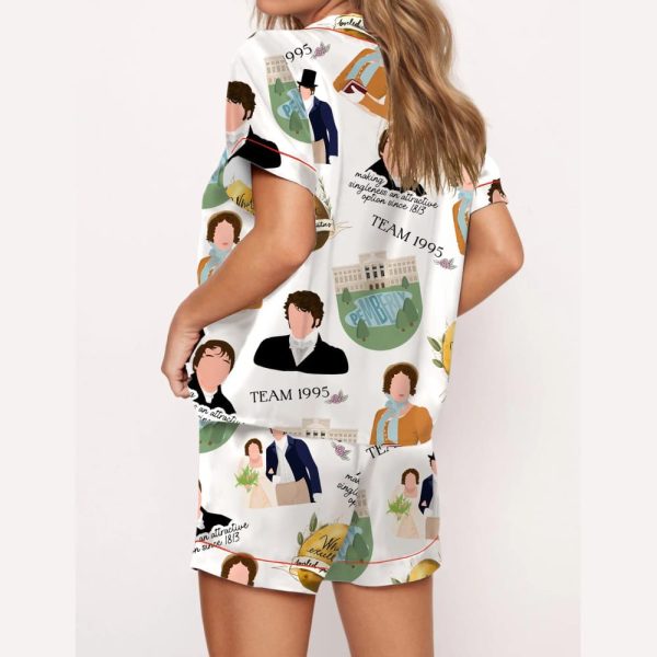 1995 Pride And Prejudice Silky Satin Pajama Set