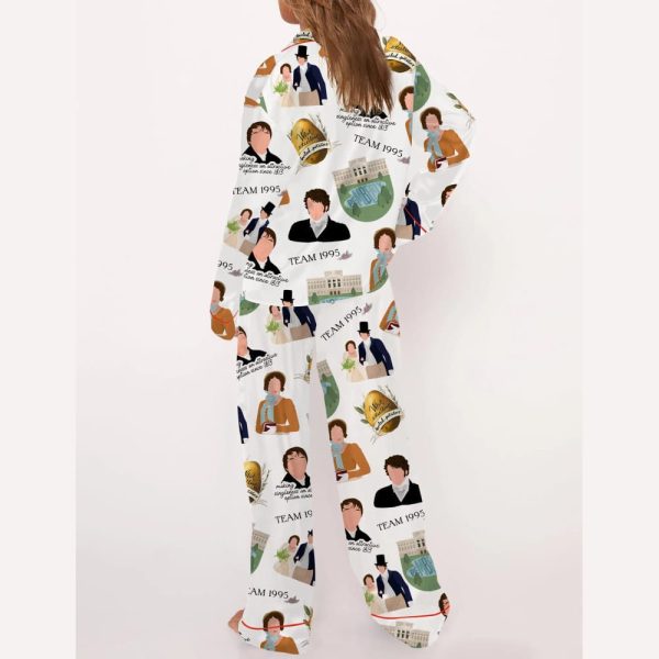 1995 Pride And Prejudice Silky Satin Pajama Set