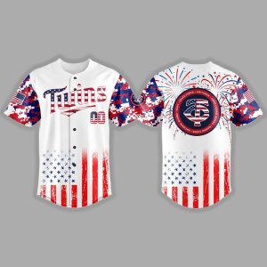 Twins 4th Of July Independence Day Jersey 2025