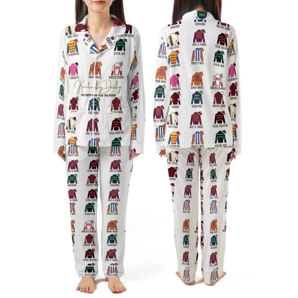 2024 Kentucky Derby Horse Jockey Silks AOP Pajamas Set