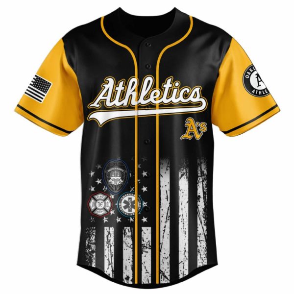 2025 Athletics First Responders Night Jersey