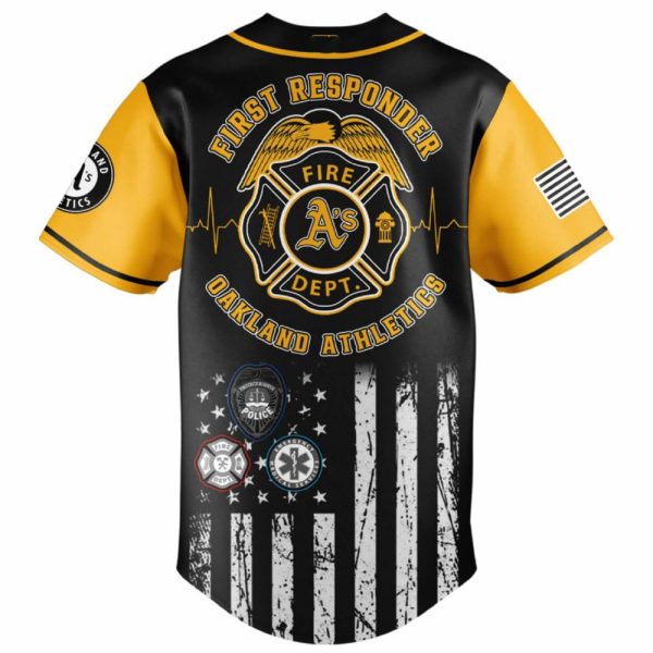 2025 Athletics First Responders Night Jersey