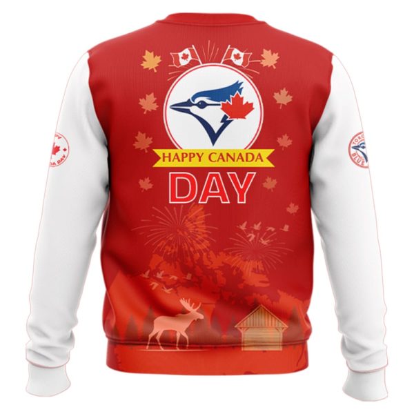 2025 Blue Jays Happy Canada Day Sweatshirt