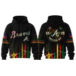 2025 Braves Juneteenth Freedom Day Hoodie