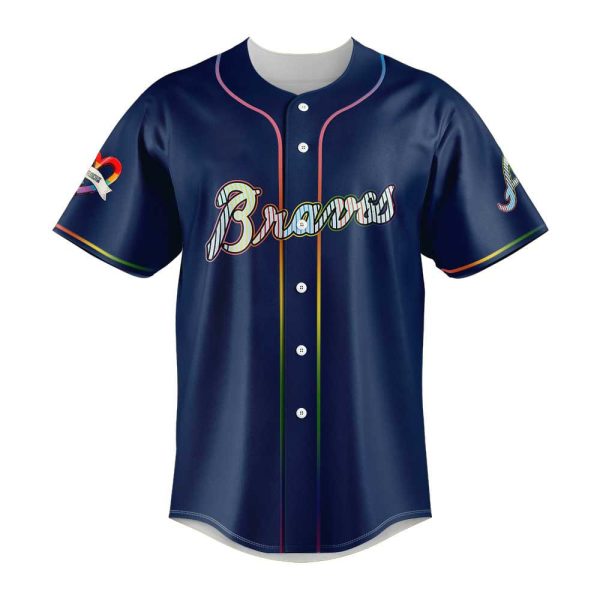 2025 Braves LGBTQ Pride Night Jersey