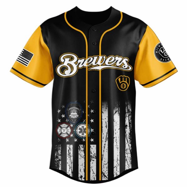 2025 Brewers First Responders Night Jersey