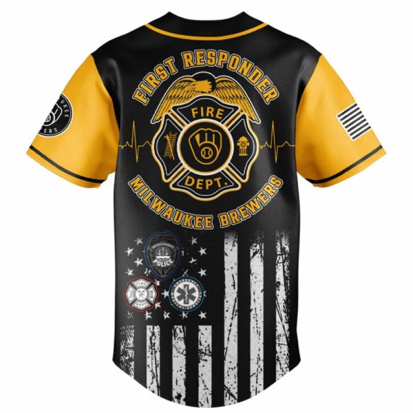 2025 Brewers First Responders Night Jersey