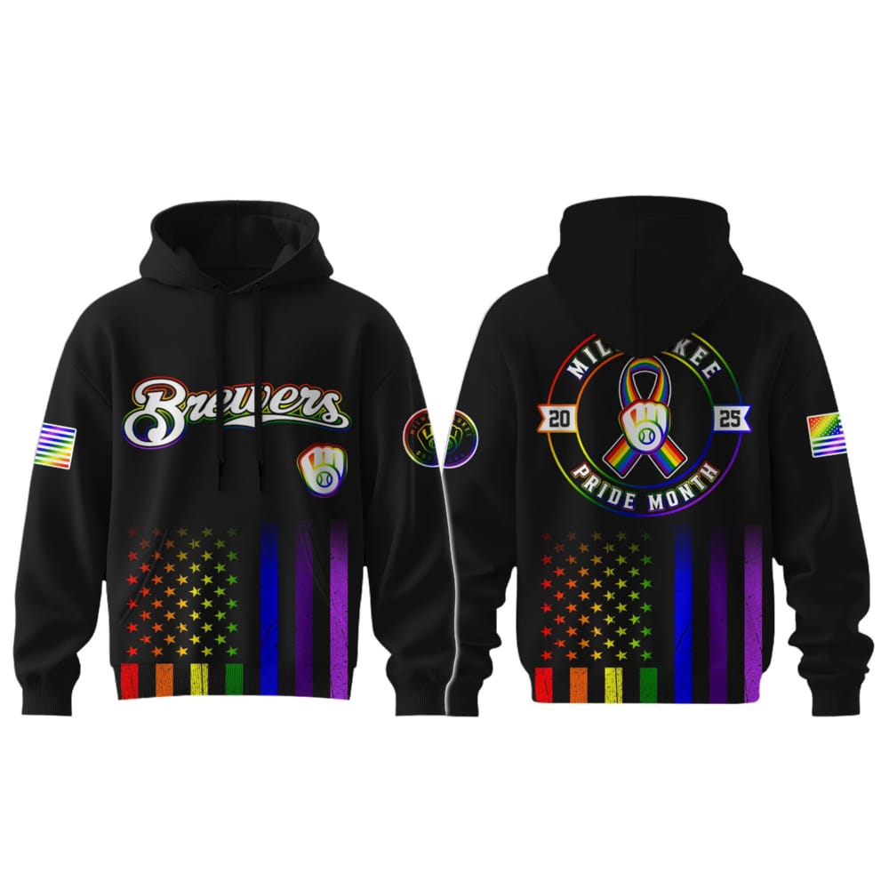 2025 Brewers Pride Month Hoodie 2025 Brewers Pride Month Hoodie
