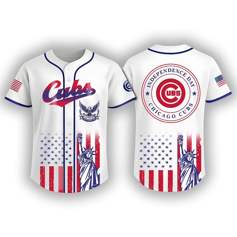 2025 Cubs Independence Day Jersey Baseball Jersey 2025 Cubs Independence Day Jersey Baseball Jersey