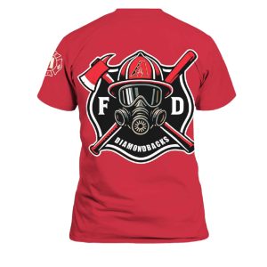 2025 Diamondbacks x Firefighter Appreciation Night Shirt 3