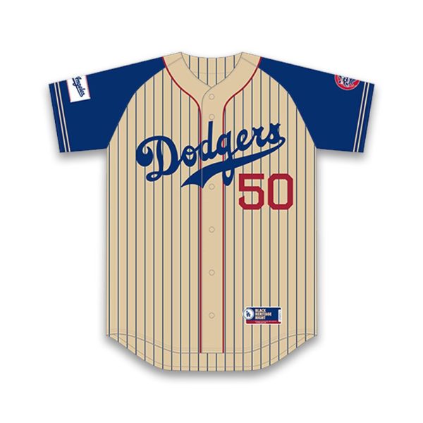 2025 Dodgers Black Heritage Night Jersey Giveaway
