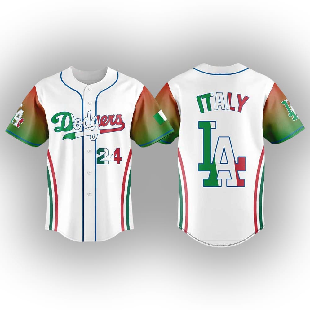 2025 Dodgers Italian Heritage Night Jersey 2025 Dodgers Italian Heritage Night Jersey