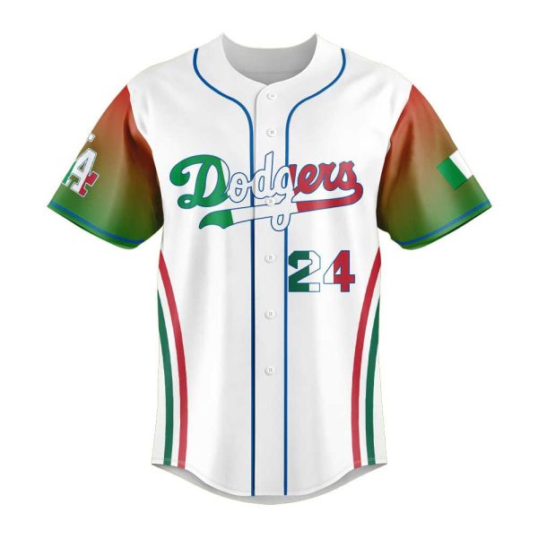2025 Dodgers Italian Heritage Night Jersey