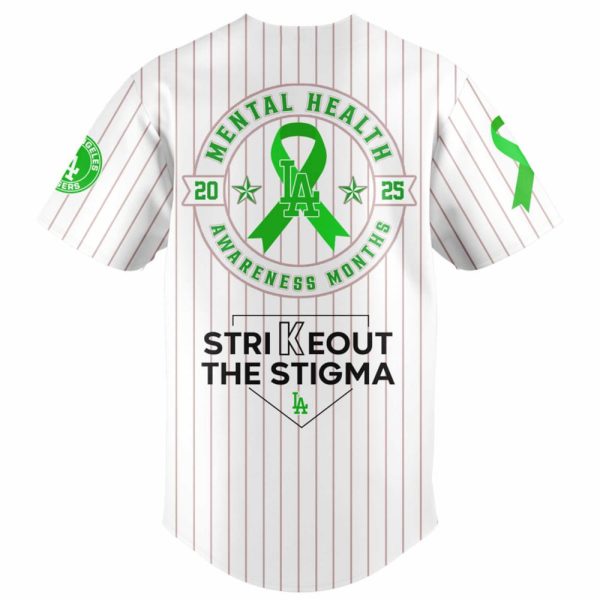 2025 Dodgers Mental Health Awareness Week Jersey