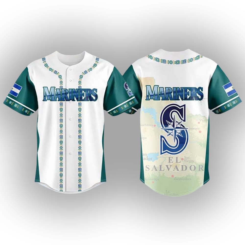 2025 Mariners Salvadoran Heritage Jersey 2025 Mariners Salvadoran Heritage Jersey