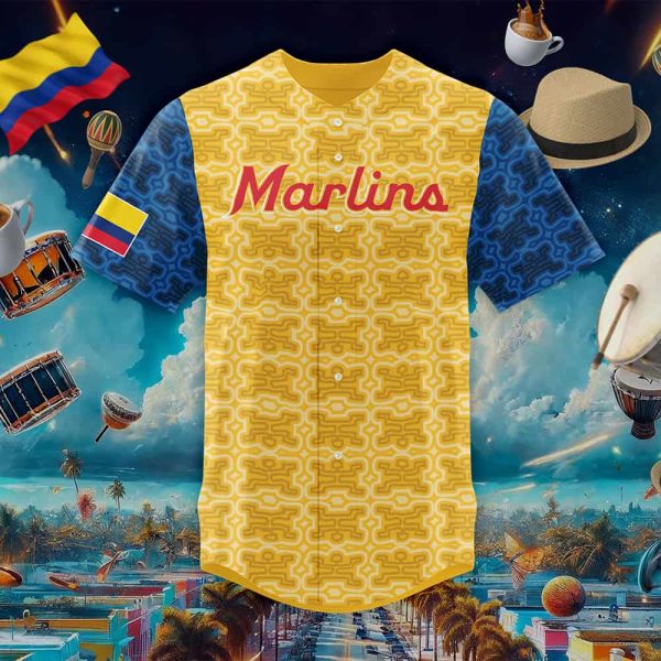 2025 Marlins Colombian Heritage Celebration Jersey Giveaway