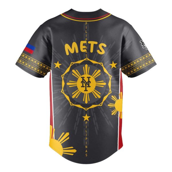2025 Mets Filipino Heritage Night City Connect Gray Jersey
