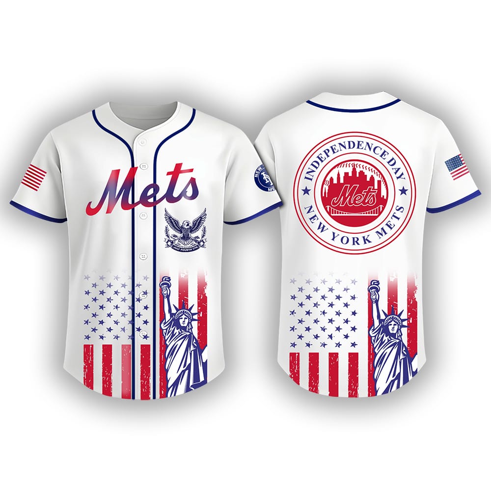 2025 Mets Independence Day Jersey Baseball Jersey 2025 Mets Independence Day Jersey Baseball Jersey
