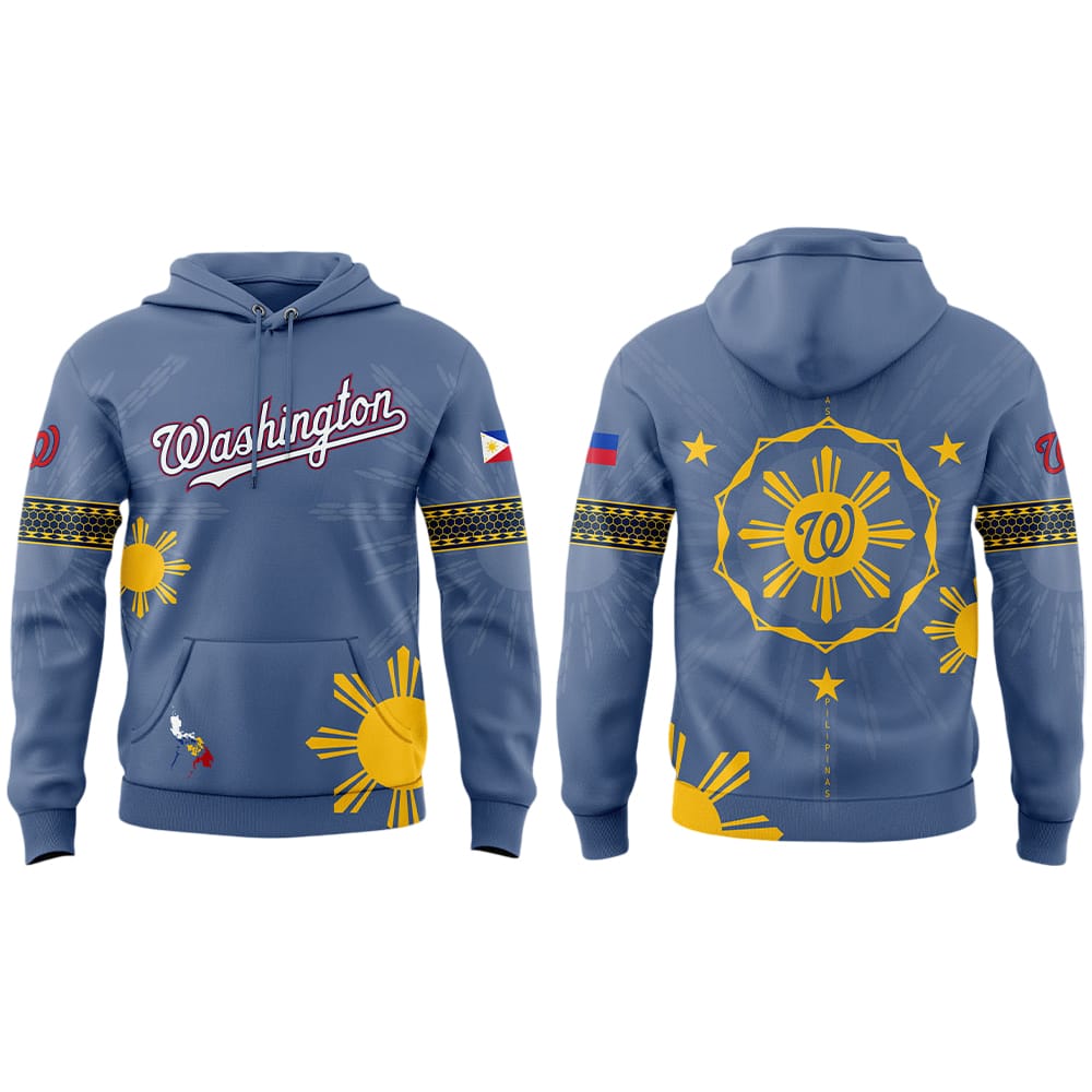 2025 Nationals Filipino Heritage Night Blue Hoodie 2025 Nationals Filipino Heritage Night Blue Hoodie