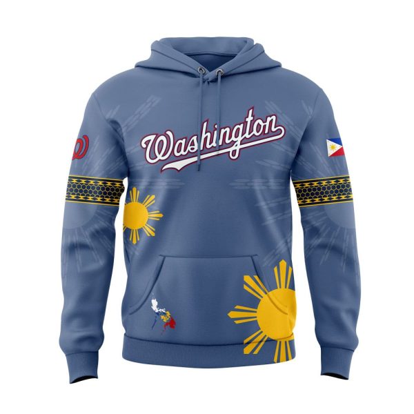 2025 Nationals Filipino Heritage Night Blue Hoodie