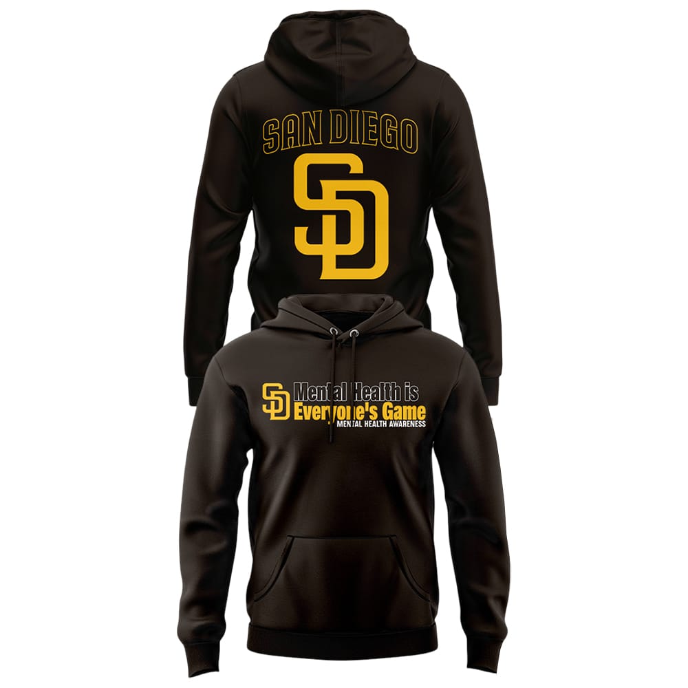 2025 Padres Mental Health Awareness Month Hoodie 2025 Padres Mental Health Awareness Month Hoodie