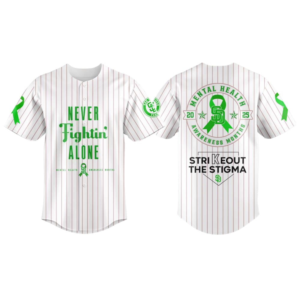 2025 Padres Mental Health Awareness Week Jersey 2025 Padres Mental Health Awareness Week Jersey