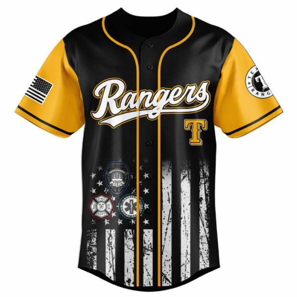 2025 Rangers First Responders Night Jersey