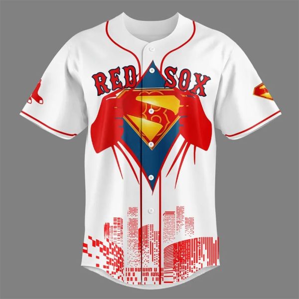 2025 Red Sox Superman Night Jersey