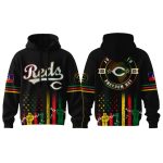2025 Reds Juneteenth Freedom Day Hoodie