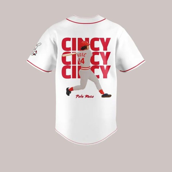 2025 Reds Pete Rose Night Baseball Jersey
