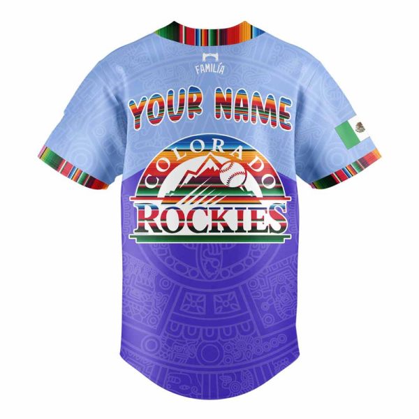 2025 Rockies Mexican Heritage Night Custom Name Jersey