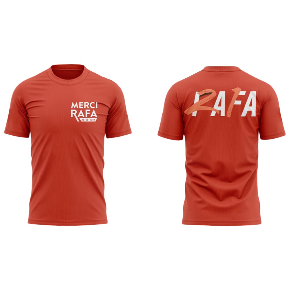 2025 Roland Garros Merci Rafa Shirt 2025 Roland Garros Merci Rafa Shirt