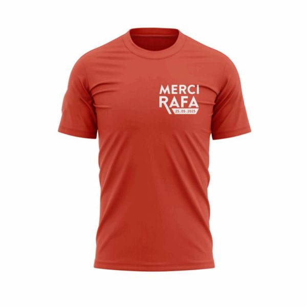 2025 Roland Garros Merci Rafa Shirt