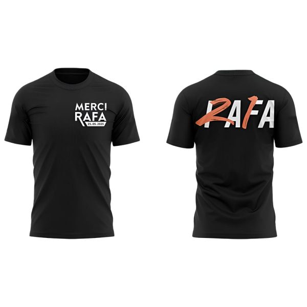 2025 Roland Garros Merci Rafa Shirt