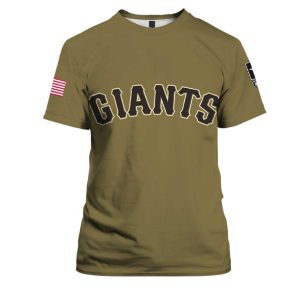 2025 SF Giants Military Appreciation Night Shirt 2