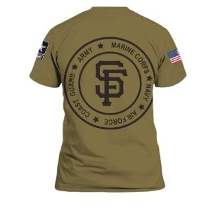 2025 SF Giants Military Appreciation Night Shirt 3