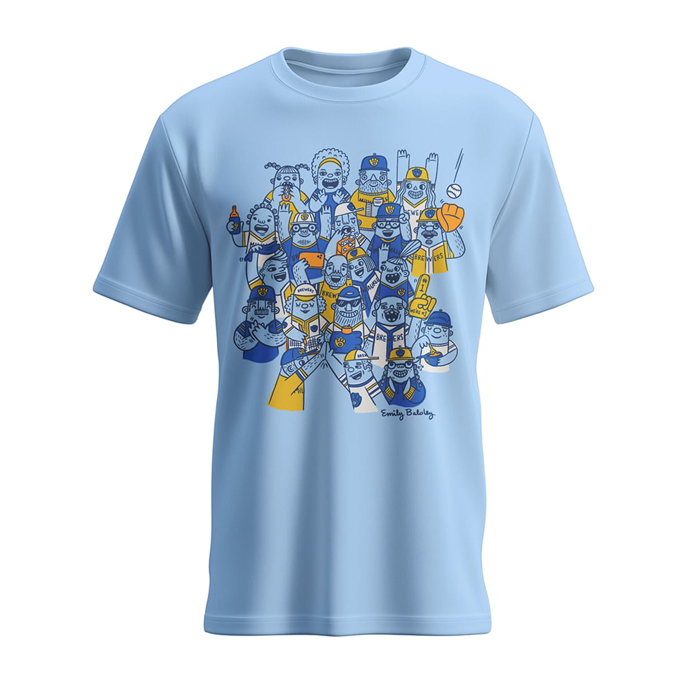 2025 Brewers T-Shirt Tuesdays Wisconsin Artist Series Giveaway 2025 Brewers T-Shirt Tuesdays Wisconsin Artist Series Giveaway