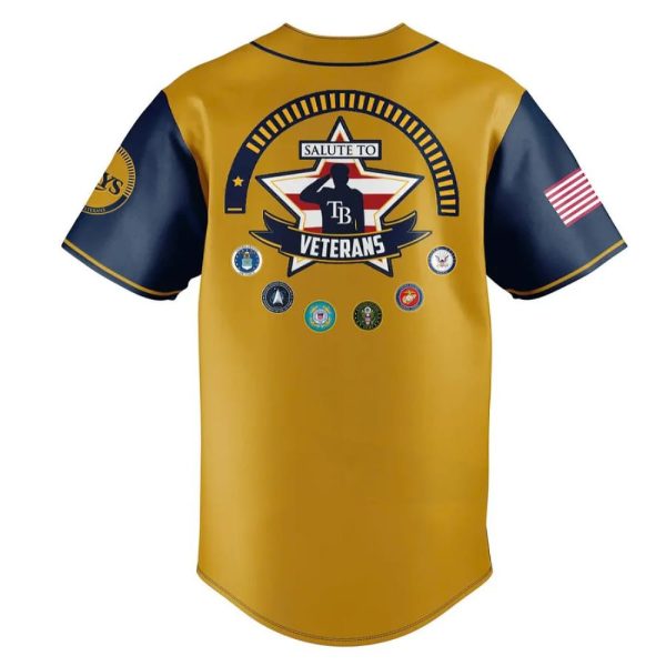 2025 TB Rays Salute to Service Jersey
