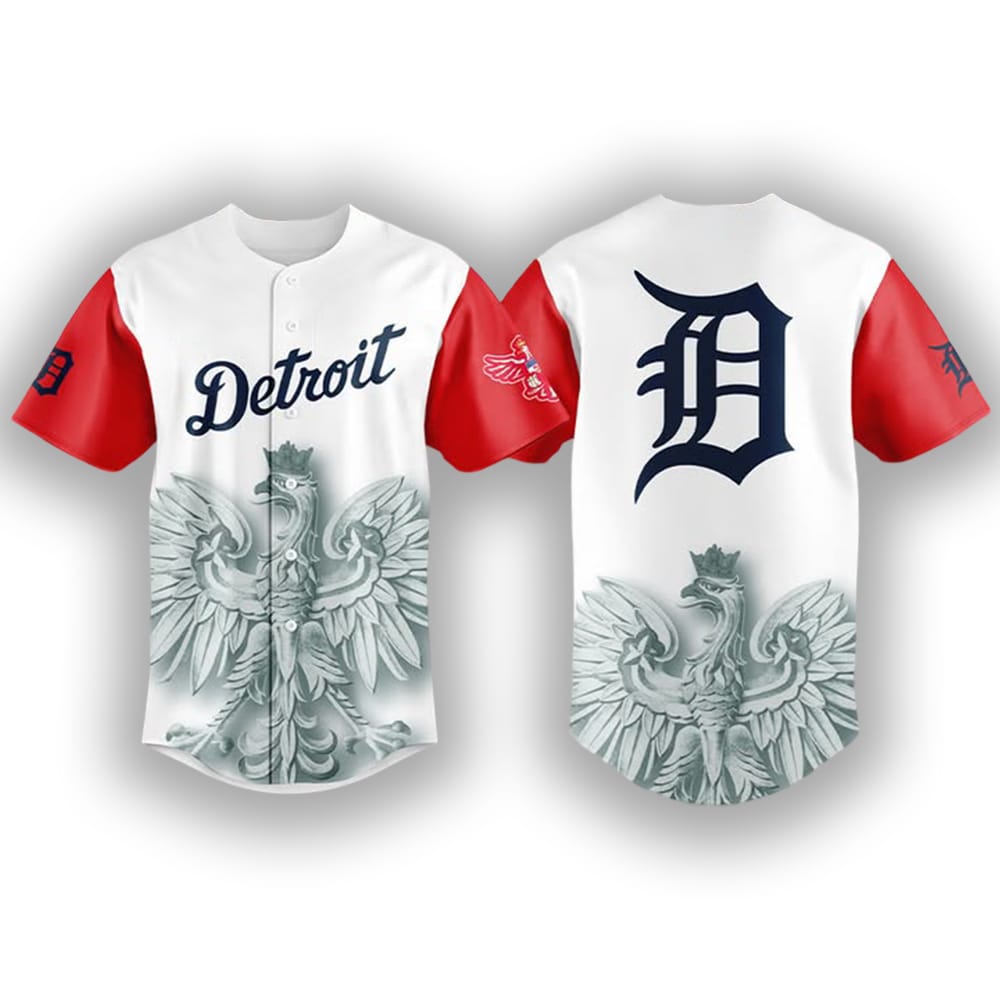 2025 Tigers Polish Heritage Night Hoodie 2025 Tigers Polish Heritage Night Hoodie