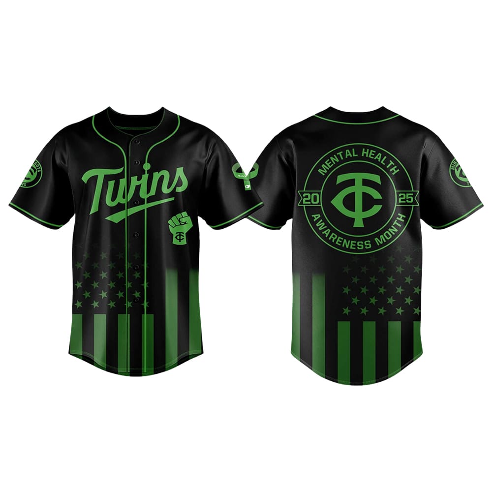 2025 Twins Mental Health Awareness Month Jersey 2025 Twins Mental Health Awareness Month Jersey