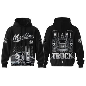 Marlins Nation Truck Driver Appreciation Week Hoodie 2025