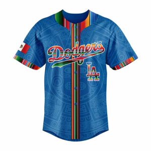 2025 Dodgers Mexican Heritage Night Jersey1