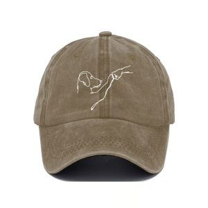 Dog And People Punch Hand Baseball Cap2
