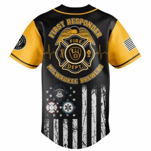 2025 Brewers First Responders Night Jersey2
