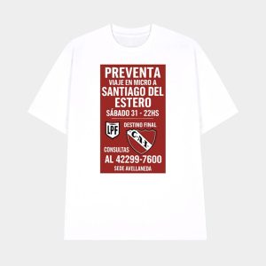 Preventa Viaje En Micro A Santiago Del Estero Sabado 31 22Hs Shirt 1