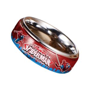 Spider Man Silver Tungsten Rings1